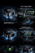 ZOTECH™ Wireless CarPlay & Android Auto Adapter